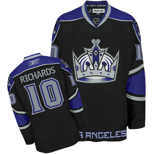 durable Black Third NHL Los Angeles Kings 10 Mike Richards Hockey Jersey